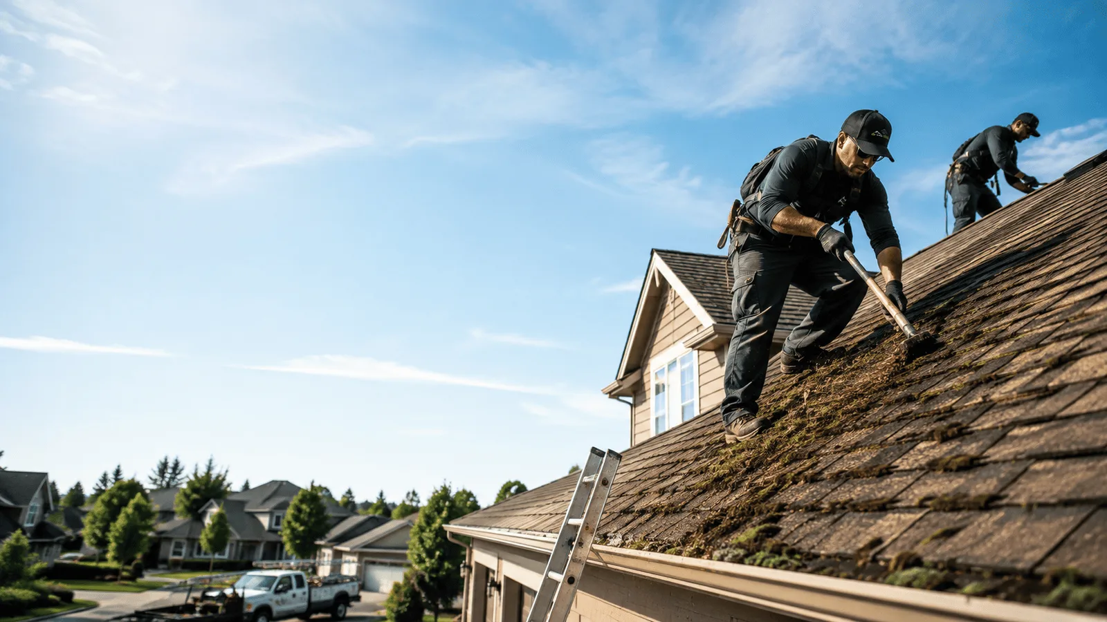Roof Moss Removal in Clio, MI near me